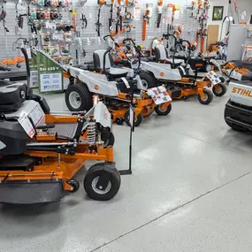 We carry the Stihl ZTR Mowers, The most comfortable ride on the market!