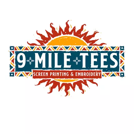 Logotipo de 9 Mile Tees Fast Screen Printing