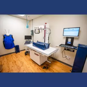 Dogwood Trails Animal Hospital X-ray room, vet hospital in Bentonville, AR!