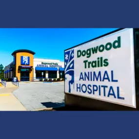 Dogwood Trails Animal Hospital signage, vet hospital in Bentonville, AR!