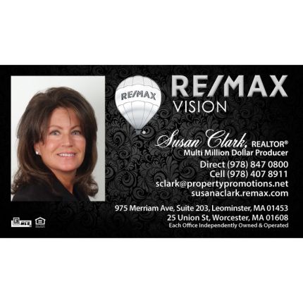 Logo fra Susan Clark Remax Vision