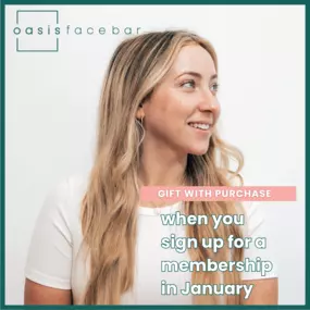 Memberships
???? Kick Off the New Year with Glowing Skin! ???? at Oasis Face Bar and take your skincare routine to the next level. Sign up for a membership this month, and you'll receive a FREE Oasis-branded water bottle—perfect for staying hydrated and glowing all year long!

Don't wait—this special offer is only available through January. ????✨

Start your skincare journey today and treat yourself to healthy, radiant skin!