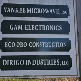 Sign for Eco-Pro Construction, Harrison, Maine