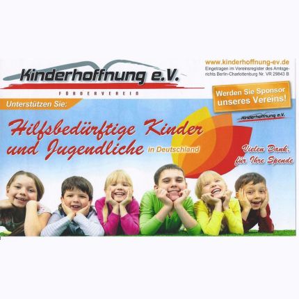 Logo fra Kinderhoffnung e.V.