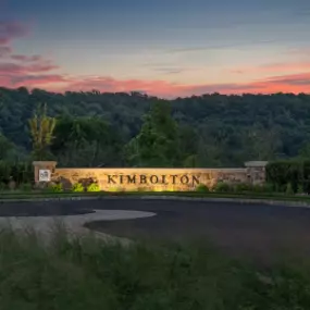 Entrance monument to Kimbolton community.