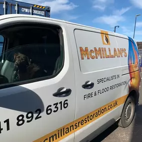 McMillan's Cleaning and Restoration van 2