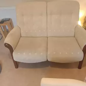 McMillan's Cleaning and Restoration van - a sofa we cleaned in bishopbriggs