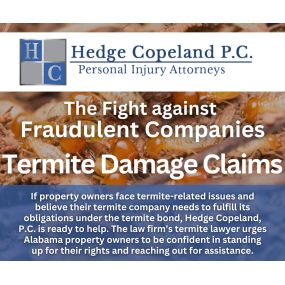 Rely on Hedge Copeland, P.C. for skilled legal guidance in navigating complex personal injury claims, protecting your rights every step of the way.