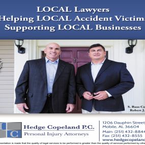 Trust Hedge Copeland, P.C. for compassionate and effective legal representation in personal injury cases, including car accidents and wrongful death claims.