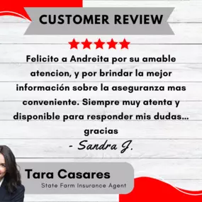 ¡Gracias, Sandra! ¡Te apreciamos!