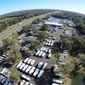 An aerial image of the General RV Tampa location.