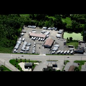 An aerial image of our former White Lake location.