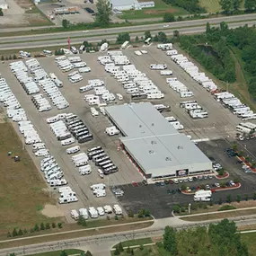 An aerial image of our Wayland, MI location.