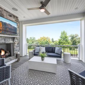 Luxury outdoor living options available