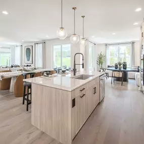 Open-concept home designs are ideal for entertaining
