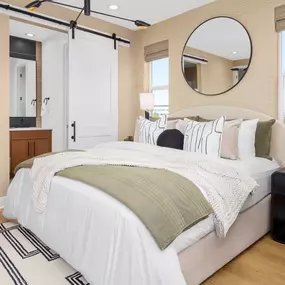 Luxurious primary bedroom suites