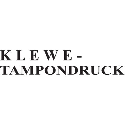 Logotyp från Klewe Tampondruck