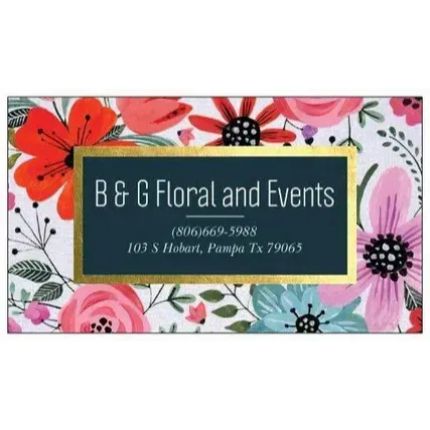 Logotipo de B&G Floral and Events