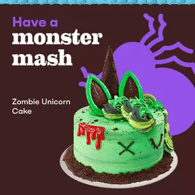 Limited time only! A shareable treat, featuring a double fudge brownie crust and the Flavor of the Month, Galactic Brownie – topped with M&M’S®, dual-purpose fudge and festive Halloween Fusion Mix sprinkles.