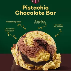 Introducing our new Dubai Chocolate Sundae & Shake made with our Flavor of the Month, Pistachio Chocolate Bar! Grab this craveable combo today, here by popular demand.​