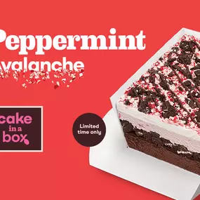 Peppermint Avalanche Cake in a Box