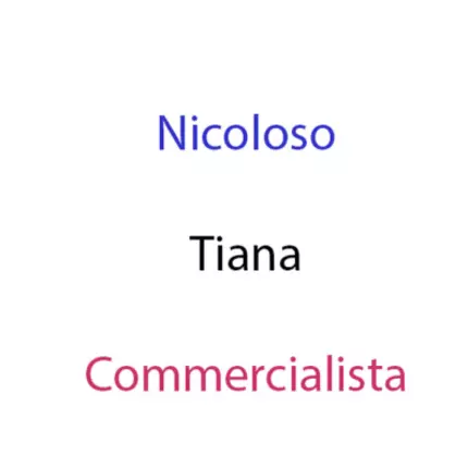 Logo od Nicoloso Tiana Commercialista