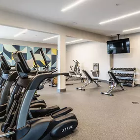 two bedroom unit with gym