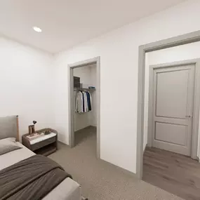 Rendering of the bedroom