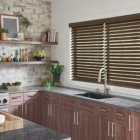 If you love the look of Blinds, don’t settle for those cheap-looking ones at the store! Try our Faux Wood Blinds to create a gorgeous upscale look!