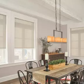 They say we eat with our eyes first, and with our Signature Series Solar Shades you can let the sunshine stream in and ensure your dining room is well-lit for every meal!