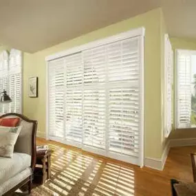 Looking for the perfect window treatment to create a cozy, comfy space that's uniquely you? ✨ Shutters are the answer! ???? They bring instant sophistication ???? while giving you privacy ????, and adjustable light.