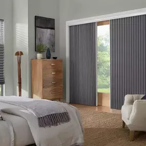 Enjoy your windows to the fullest. You're in control of brightness and privacy with these Trilight Pleated Shades and Vertical Pleated Shades. They're a must for any bedroom! #TrilightShades #ShadesOfBeauty #VerticalPleatedShades #FreeConsultation #WindowWednesday #BudgetBlindsOfKendaleLakes