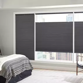 Keep the morning sun out of your eyes and enjoy a bit more sleep. These Top-Down, Bottom-Up Cellular Shades let just a little morning light shine into your bedroom. #TopDownBottomUpShades #CellularShades #ShadesOfBeauty #FreeConsultation #WindowWednesday #BudgetBlindsOfKendaleLakes