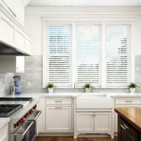 Upgrade your kitchen to the future of window treatments with our Smart Motorized Blinds. Embrace the convenience and innovation of seamless control at your fingertips.