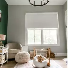 When little ones are around, the last thing you want on your mind is keeping them safe from window treatments. You won't find any cords around here!