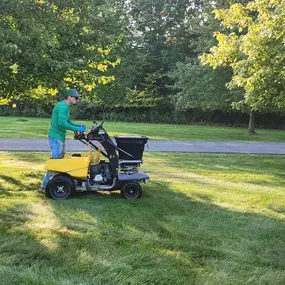 Our services include lawn moving, lawn care, lawn fertilizer, weed & insect control, lawn aeration, lawn irrigation, spring & fall clean ups, and much more. Whether you're looking for a company to maintain your lawn, or you're seeking out professional lawn treatment, Groundhog's Lawn Care can help you out with everything.