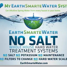 Get Alkaline Spring Water from every faucet in  your home with our No Salt Whole House Hard Water Treatment System