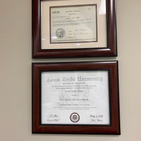 Towngate Family Dental and Ortho Diplomas