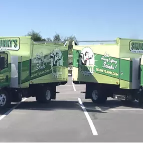 Ready for action! Skunky's Junk Removal trucks are built to handle all your junk removal services, from house clean outs to estate clean outs. Visit Skunky's Junk Removal to schedule your clean out today!