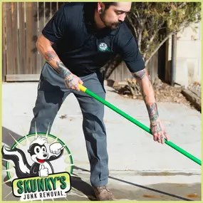 Skunky's Junk Removal offers junk removal services in Maricopa County, AZ. They remove unwanted items so customers can have their space cleared. They offer easy, affordable, and quick junk removal services. To use their services, you can input your contact info and address, describe what you want removed, and schedule a pick-up time. Skunky's crew will arrive and remove everything, clean up behind them, and leave a cleared space. You can book online or call to receive a quote and schedule a remo