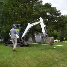 Excavating for a Trenchless Repair