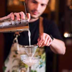 Bartender at C Bar in Harrah’s Philadelphia Casino & Racetrack.