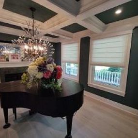 When you have something as precious as a grand piano gracing your room, it’s critical to have the right amount of sunlight in the room. Our Roman Shades not only help you achieve that but look exquisite as well.