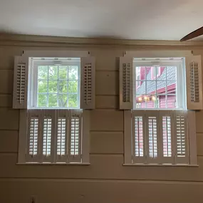 We have major envy of this period home in Enfield, CT! Our traditional shutters add a warmth and elegance that makes us want to lie on the sofa, put our feet up and enjoy a fire. #BudgetBlindsEnfield #EnfieldCT #PlantationShutters #ShutterAtTheBeauty #FreeConsultation #WindowWednesday