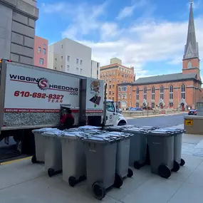 Wiggins Shredding provides one-time purge mobile shredding services in PA, NJ, MD and DE.