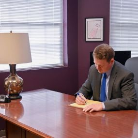 Tate Meagher At His Desk