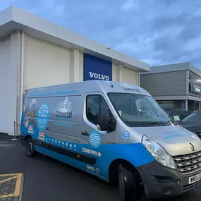 Steaming Sam Carpet Cleaning van