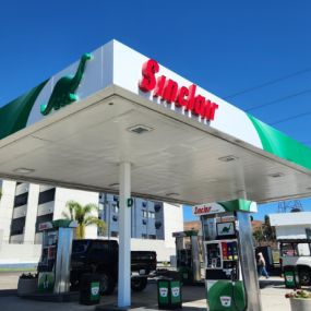 Sinclair Gas Station canopy