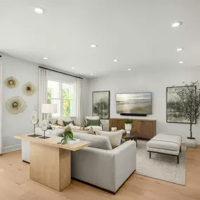Comfortable great rooms with access to outdoor living area
