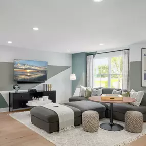 Versatile loft space for additional entertaining opportunities